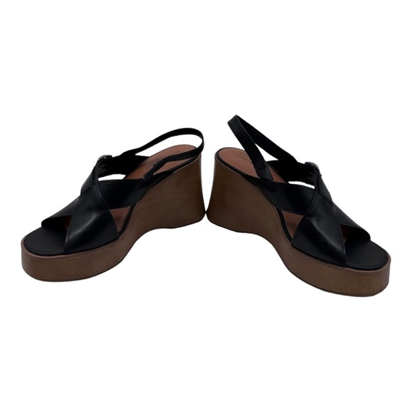 Lucky Brand Delaynee Platform Wedge Slingback Sandal - Picture 7 of 9